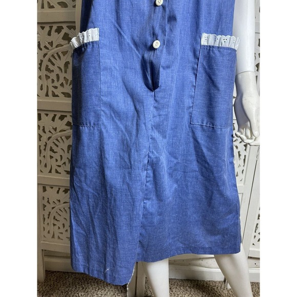 Vintage BECO Originals Women’s Prairie Midi House Dress Size Small USA - Picture 7 of 10